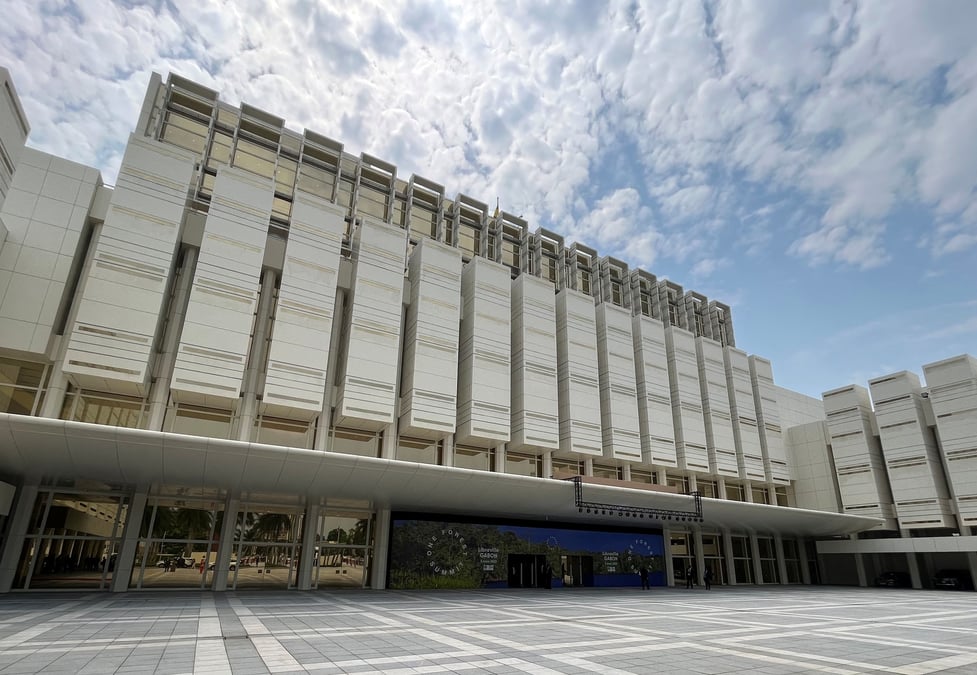 Le palais presidentiel du gabon dans la capitale de libreville