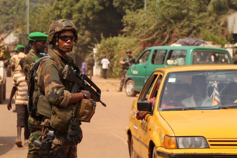 Les soldats français ont tué cinq hommes armés en Centrafrique