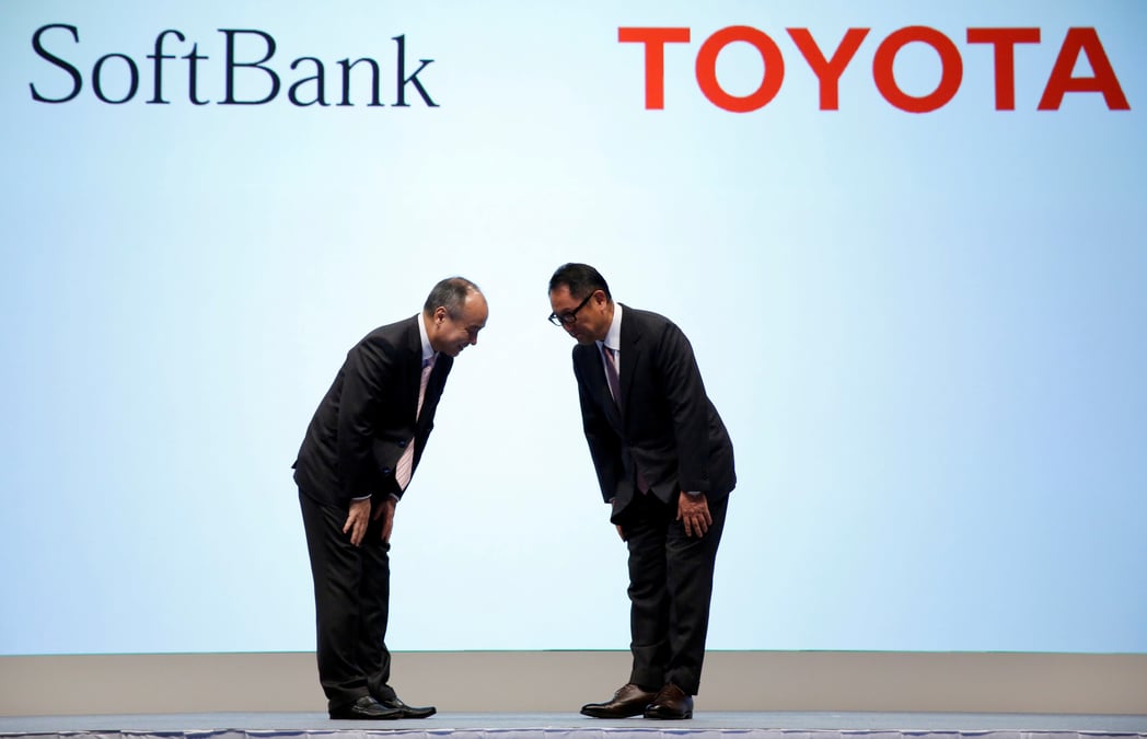 Toyota et softbank s'allient dans les services de mobilite