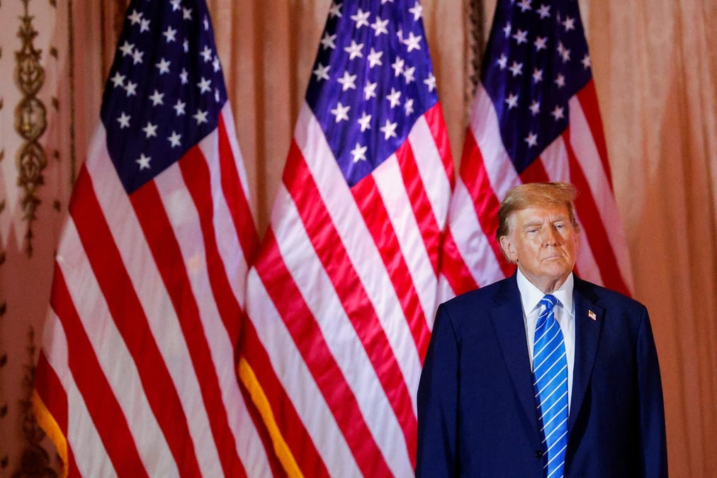 L'ancien president americain donald trump