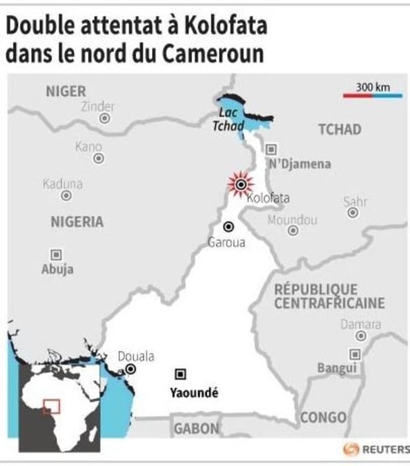 Double attentat a kolofata dans le nord du cameroun