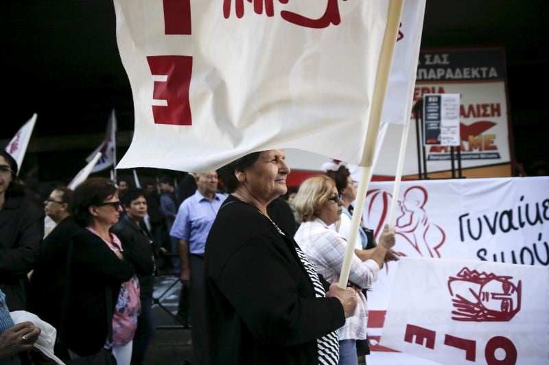 Manifestation a athenes contre la reforme des retraites
