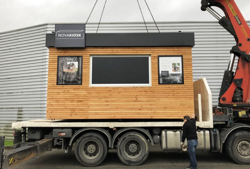 Un kiosque Novakiosk
