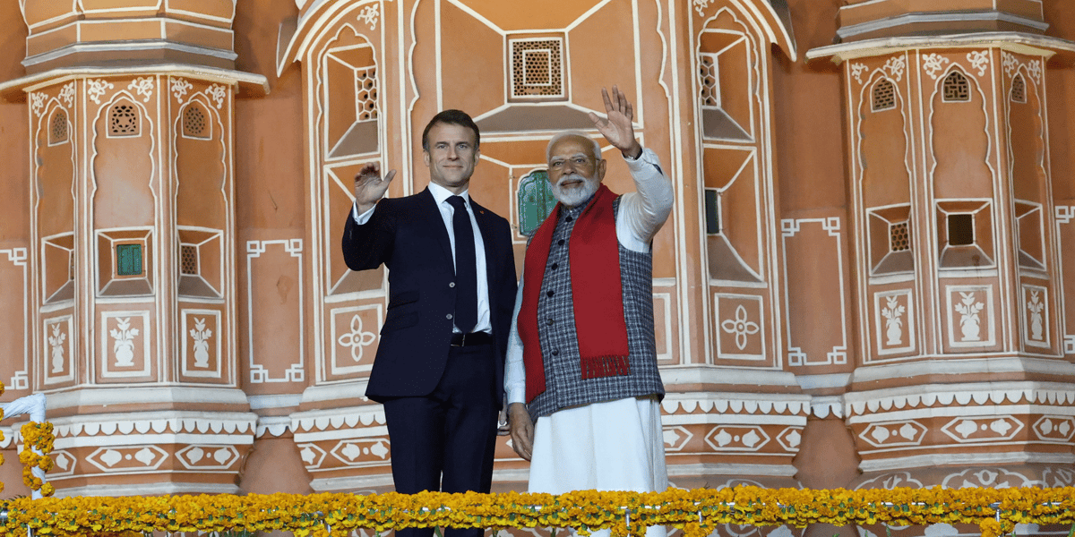Emmanuel Marcon a promulgué la loi immigration lors de son voyage en Inde.