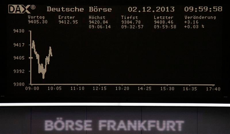 Les Bourses européennes en léger recul à la mi-journée