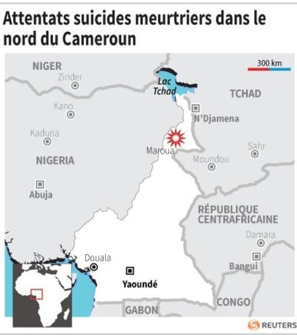 Attentats suicides dans le nord du cameroun