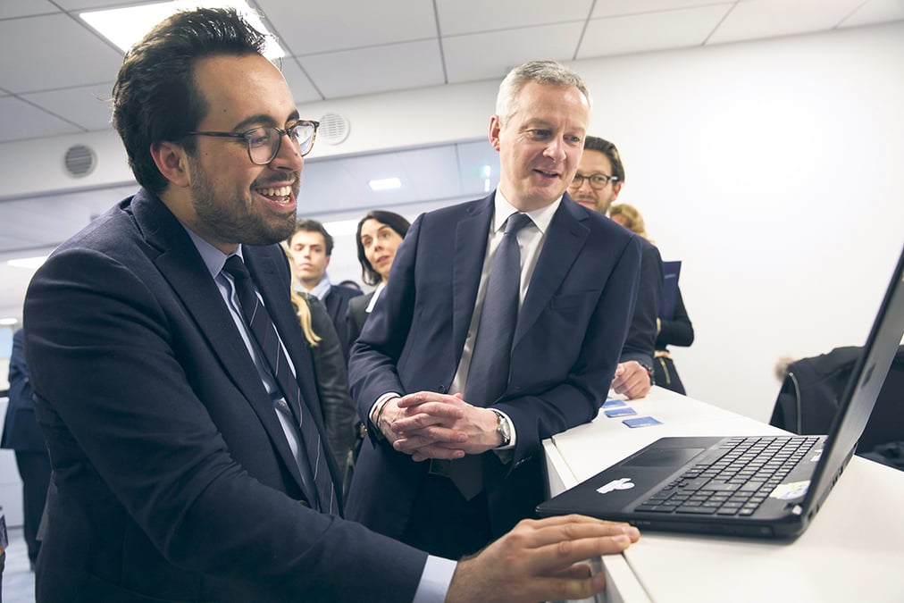Mounir Mahjoubi et Bruno Le Maire