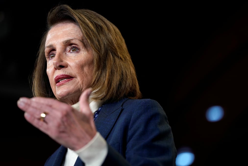 "shutdown": pelosi rejette le projet de compromis de trump