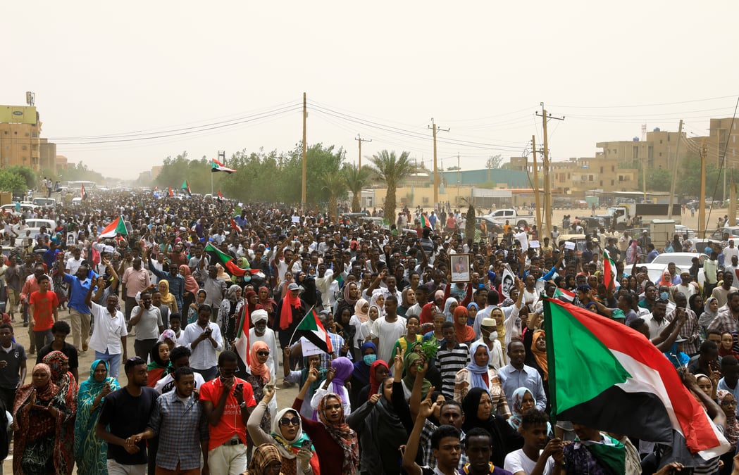 L'opposition marche vers le ministere de la defense a khartoum