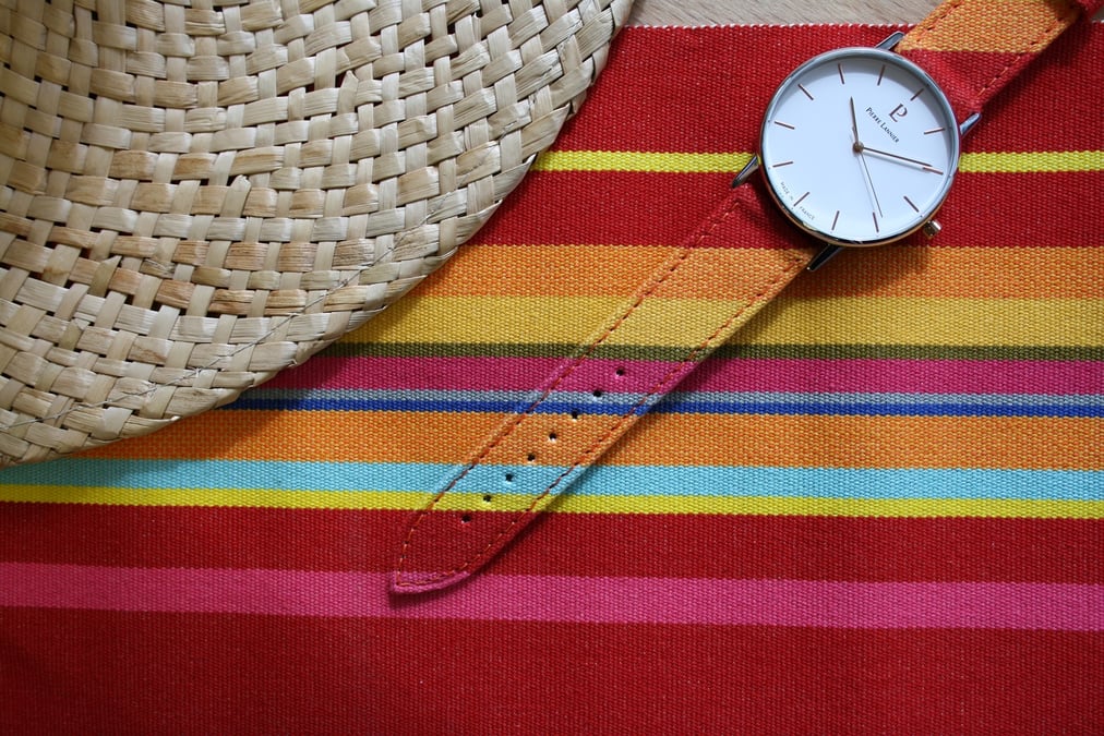 La montre Catalane Plein Soleil de Pierre Lannier.