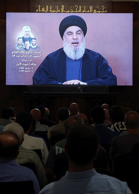 Le chef du hezbollah menace israel et chypre