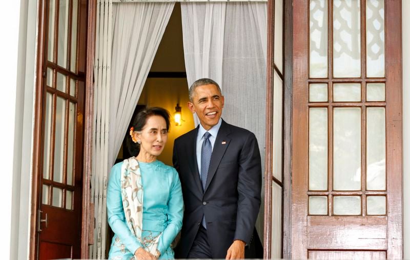 Obama s'étonne que Suu Kyi ne puisse être présidente en Birmanie