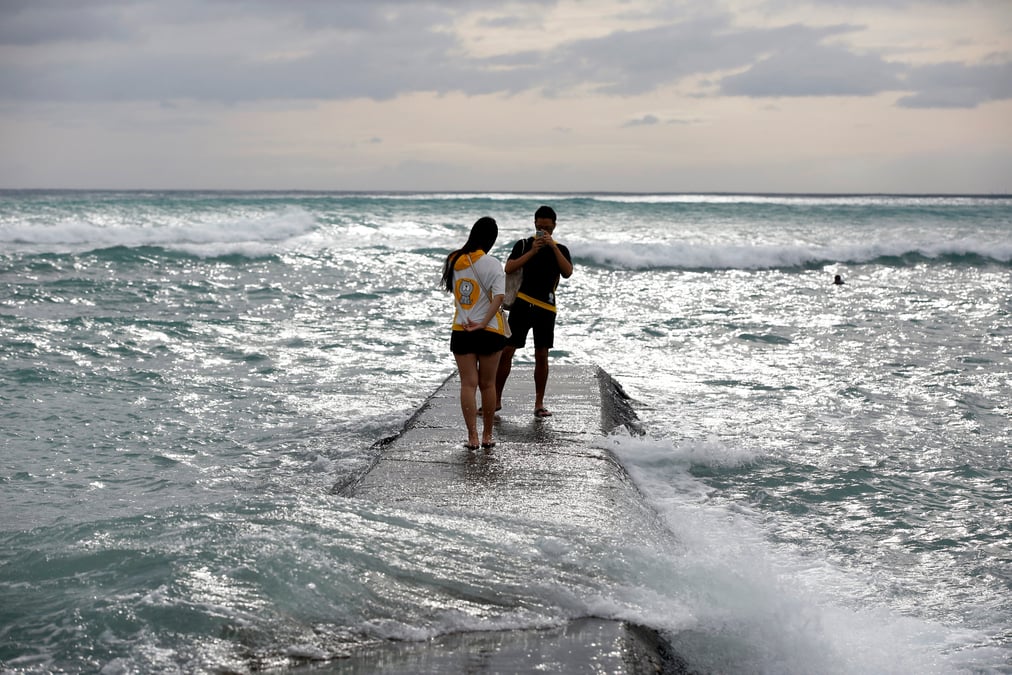 L'ouragan lane faiblit, la grande ile d'hawai sous les eaux