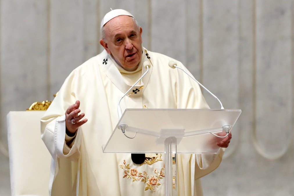 Le pape appelle les etats-unis a proteger les valeurs democratiques