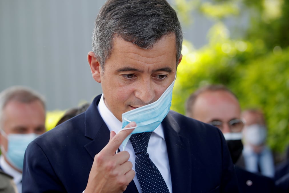 La police francaise demantele un camp de migrants a grande-synthe