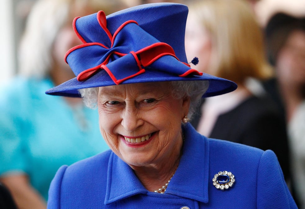 La reine elizabeth ii a cambridge, en angleterre