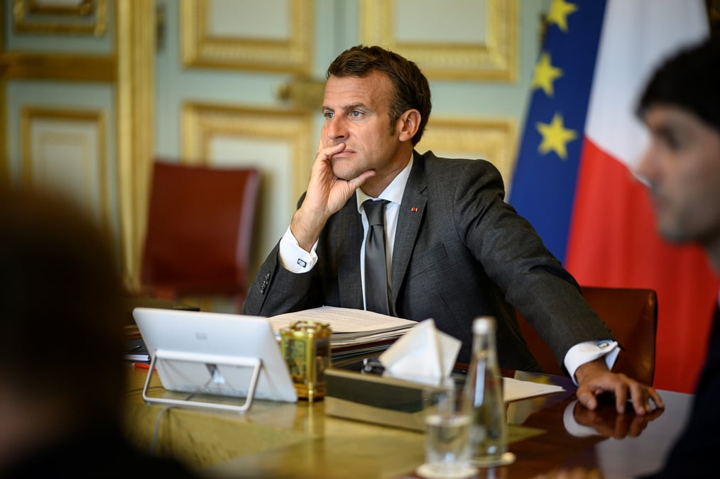 Macron insiste sur la necessite d'un accord europeen sur la relance en juillet