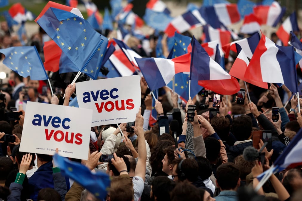 Principales reactions internationales a la reelection de macron