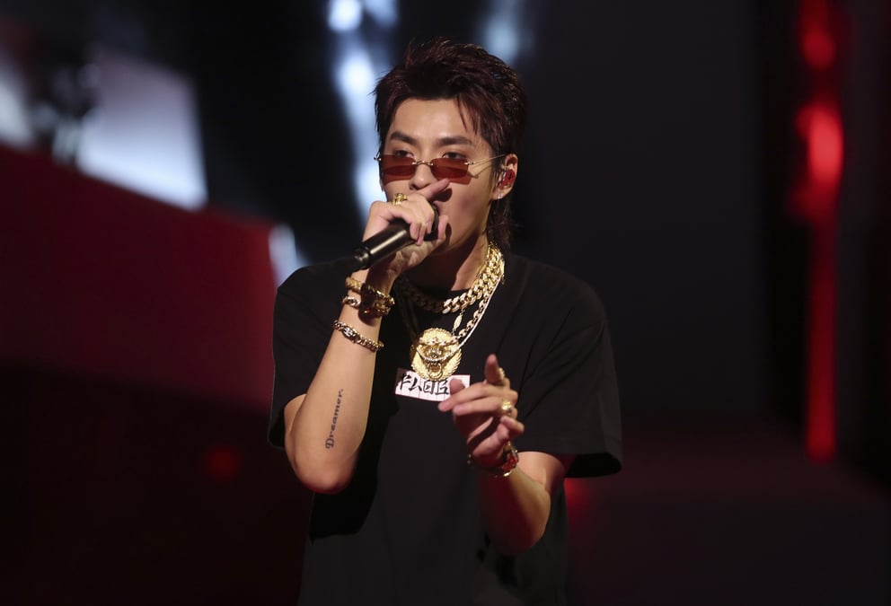 Le chanteur kris wu aux iheartradio mmva a toronto