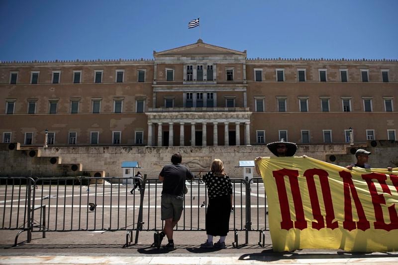 Les fonctionnaires grecs en grève contre l'austérité