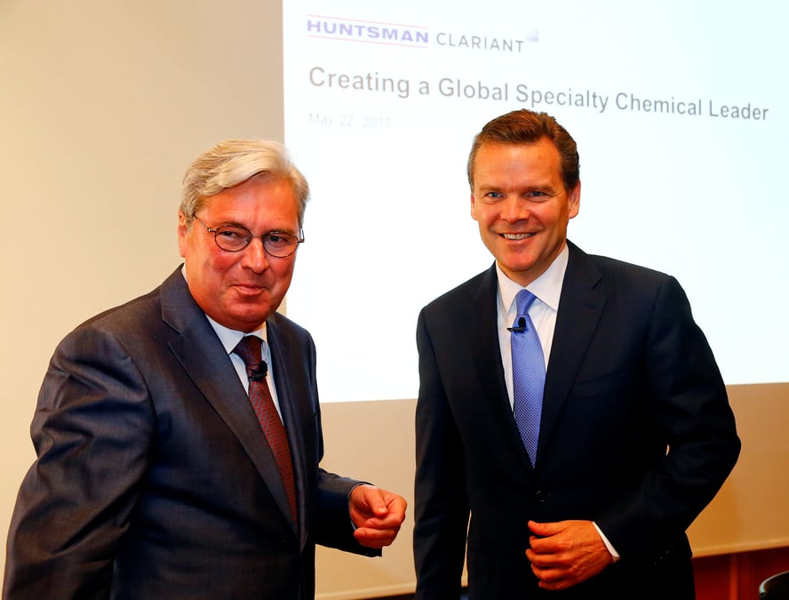 Clariant et huntsmann fusionnent