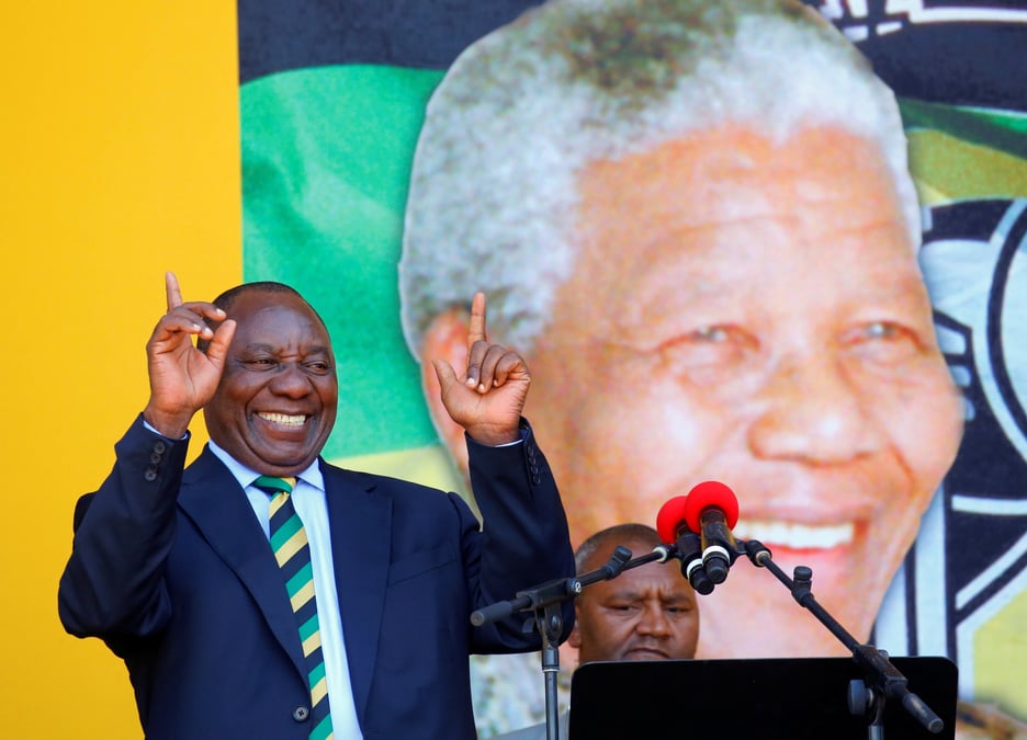 Le parlement elira ramaphosa president d'afrique du sud a la mi-journee