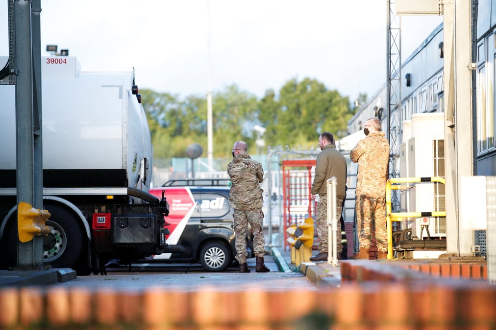 Royaume-uni: l'armee deployee face a la penurie de carburant