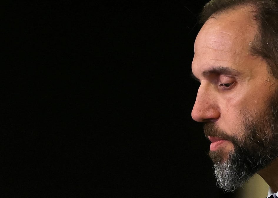 Le procureur special americain jack smith s'adresse aux journalistes dans le cadre d'une enquete sur donald trump,  a washington
