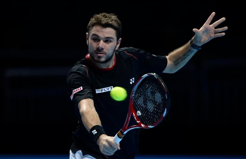Tennis: Stanislas Wawrinka, un pied en demi-finale du Masters