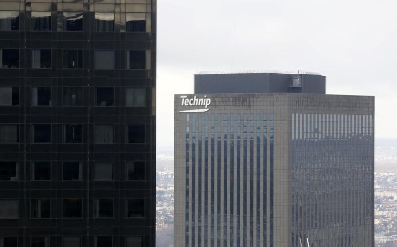 Technip et le cac 40 en hausse a la bourse de paris a mi-seance