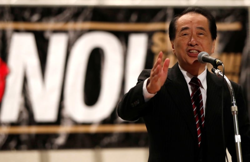 L'ex-pm japonais kan plaide a paris pour la fin du nucleaire