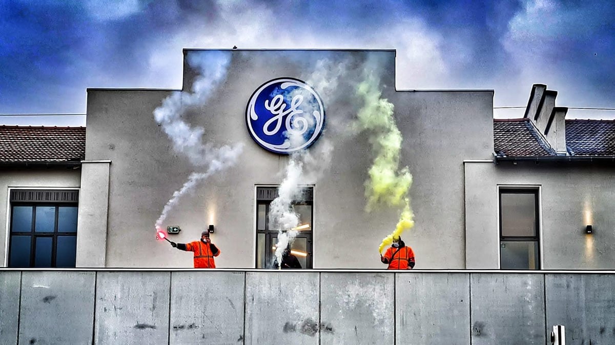 General Electric grève mobilisation