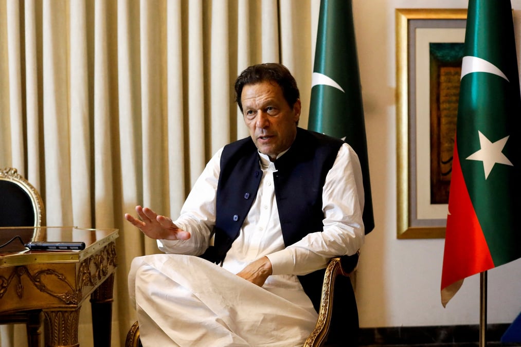 Photo d'archives de l'ancien premier ministre pakistanais imran khan