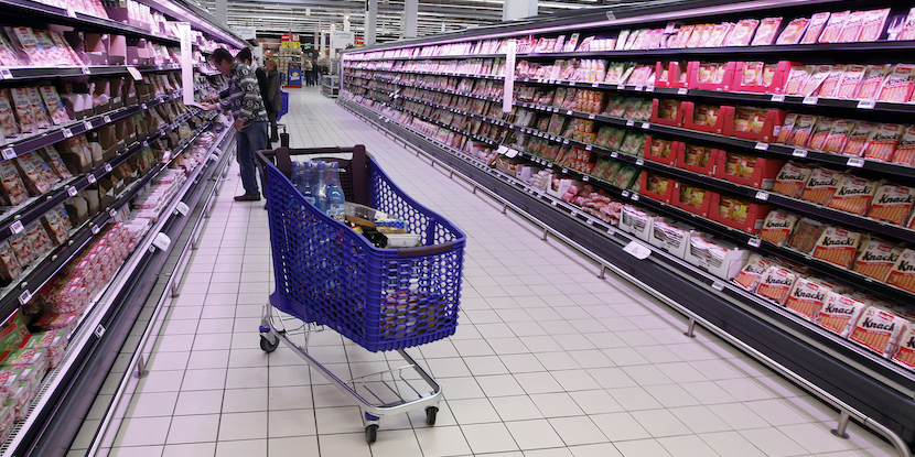 Les prix dans l'alimentaire étaient en juillet en hausse de 12,7% comparé à un an plus tôt, selon l’Insee.