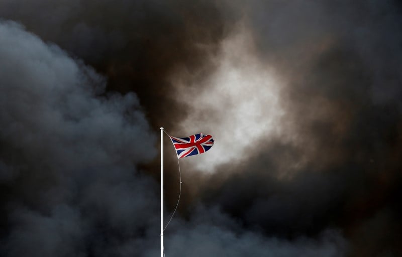 Recul de la production industrielle britannique en decembre
