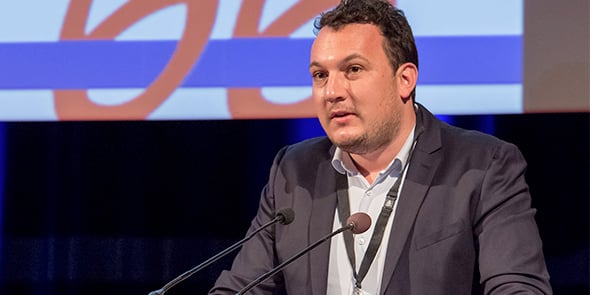 Brice Sannac, hôtelier à Banyuls-sur-Mer et président de l’Union des Métiers et des Industries de l’Hôtellerie des Pyrénées-Orientales (UMIH 66)
