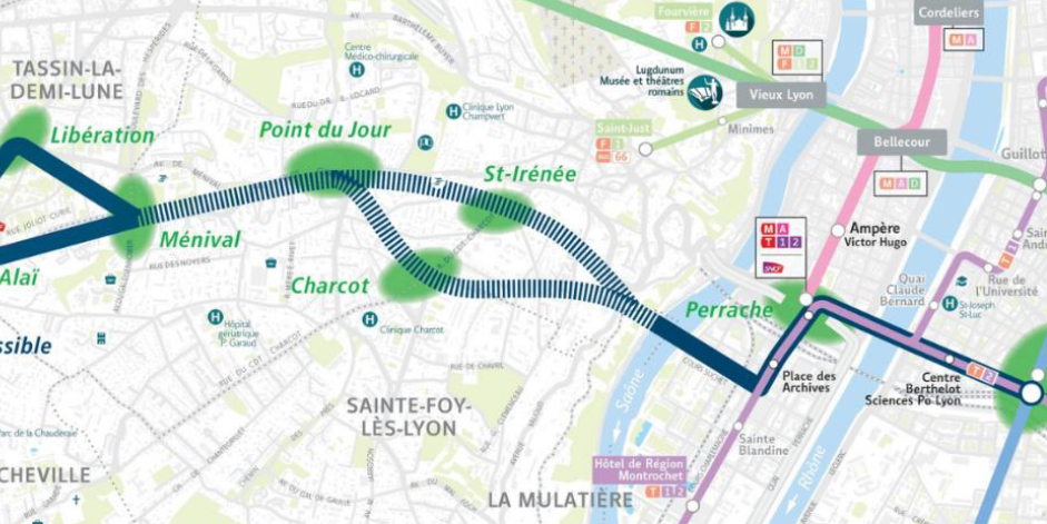 Sytral tram express sous-terrain