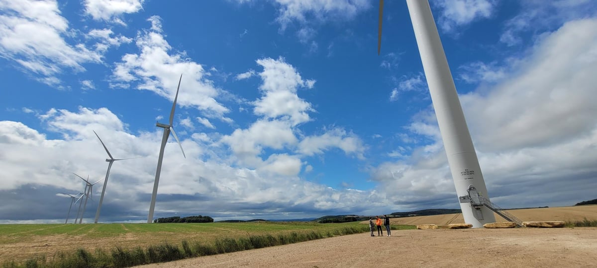Le parc éolien de Thory, dans l'Yonne