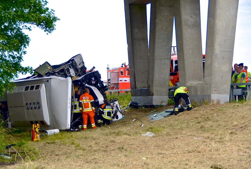 Un car scolaire accidente en belgique