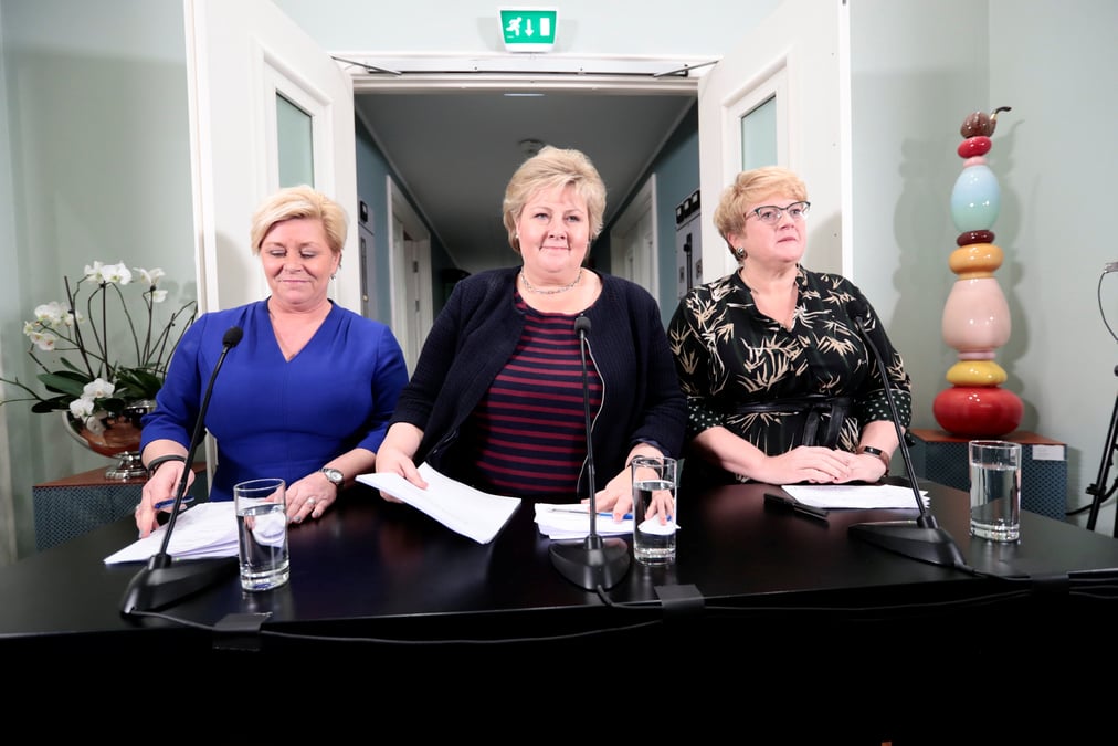 Norvege: la coalition s'elargit au petit parti liberal