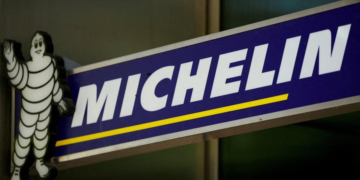 Le logo du fabricant de pneus francais michelin