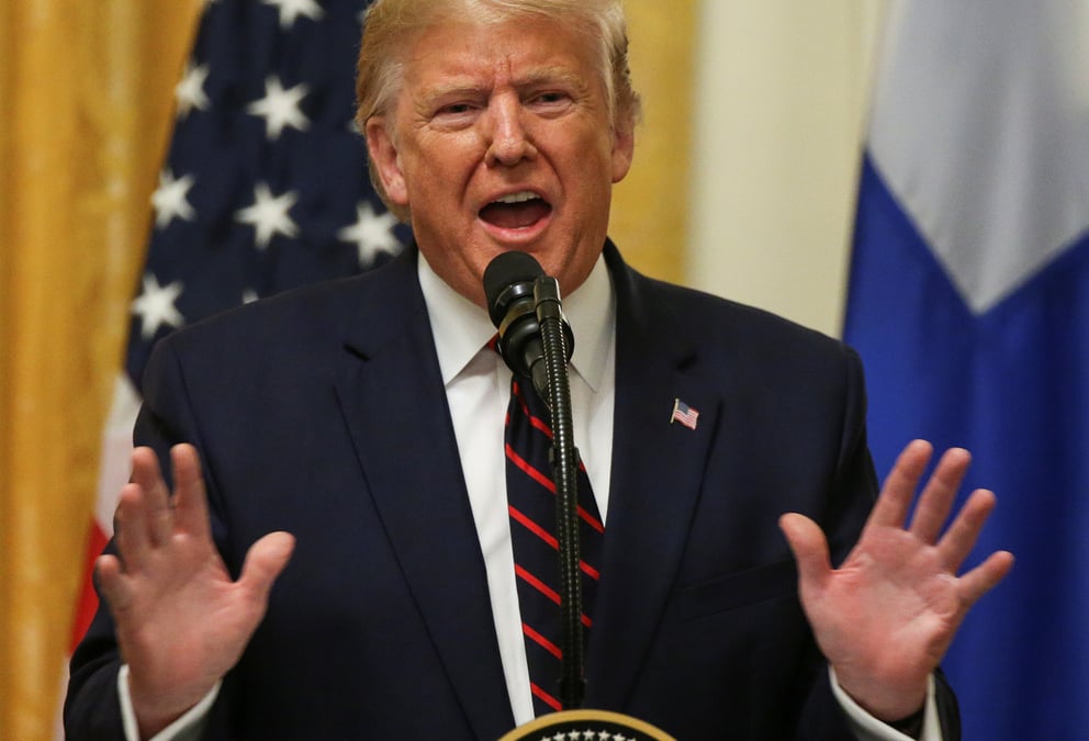 Omc: donald trump parle d'une "belle victoire"