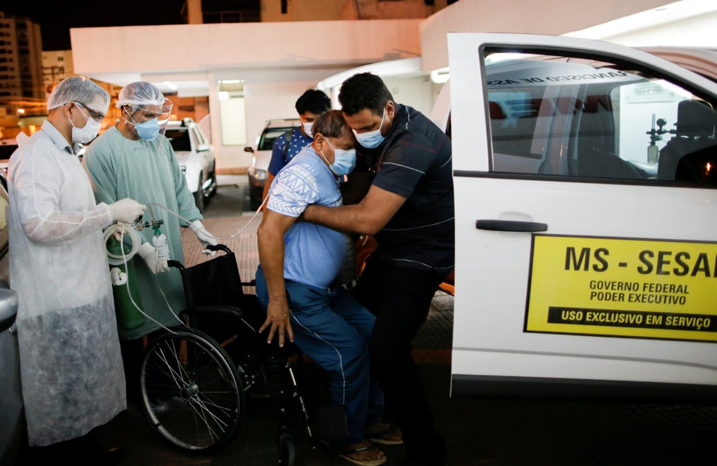 Coronavirus : record des cas quotidiens au bresil et en argentine