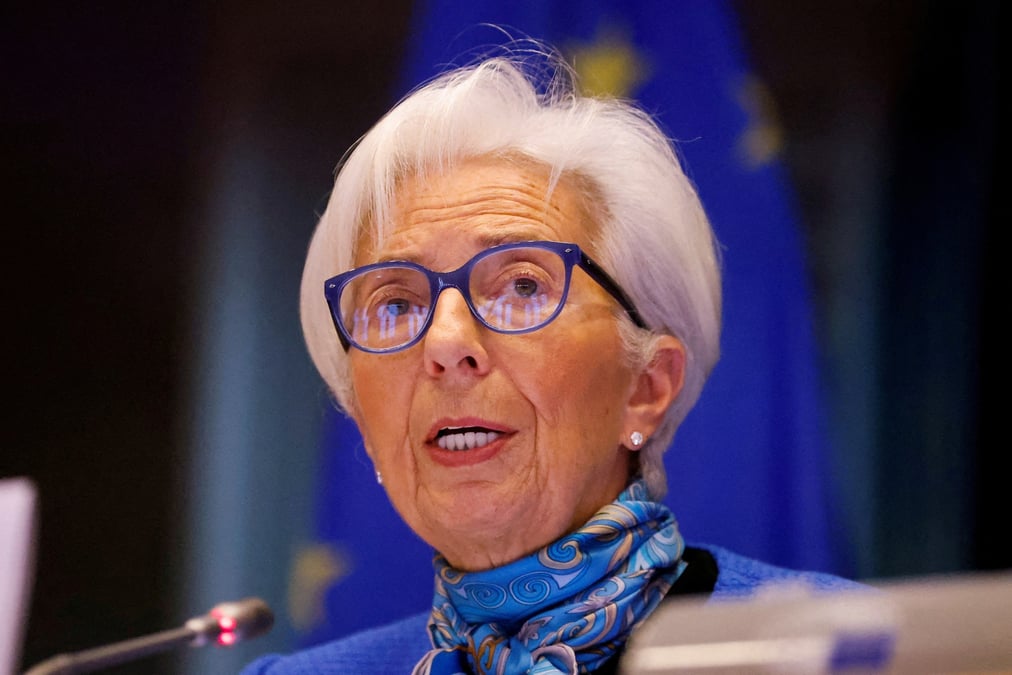 La presidente de la bce, christine lagarde