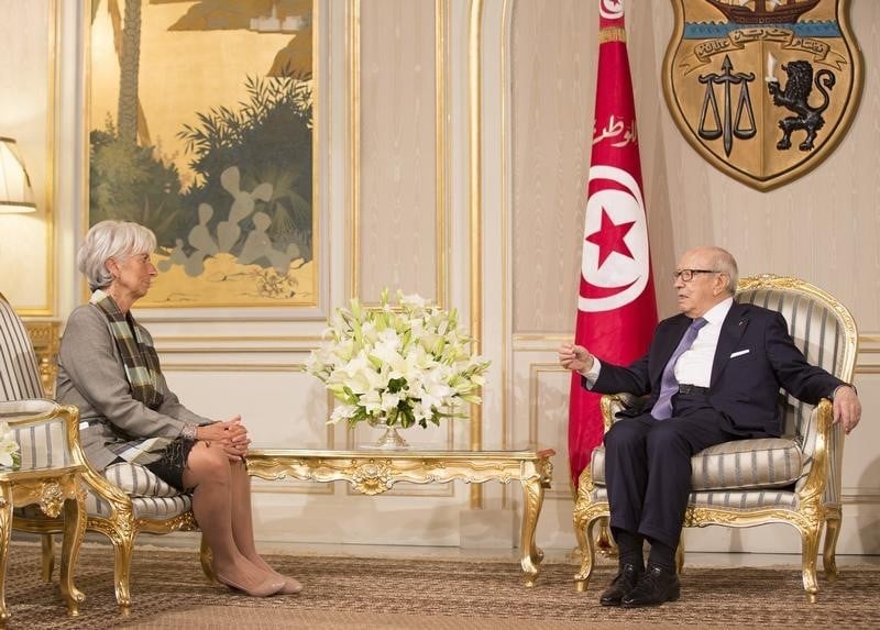 2015, FMI, Tunisie, aide, Christine Lagarde, Beji Caid Essebsi, Tunis, Carthage,