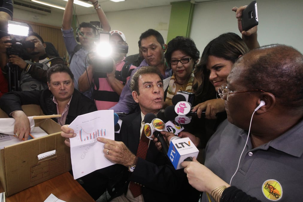 Appels a l'annulation de l'election presidentielle au honduras