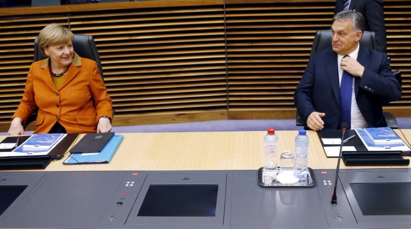 Merkel, juncker prennent acte de la victoire d'orban