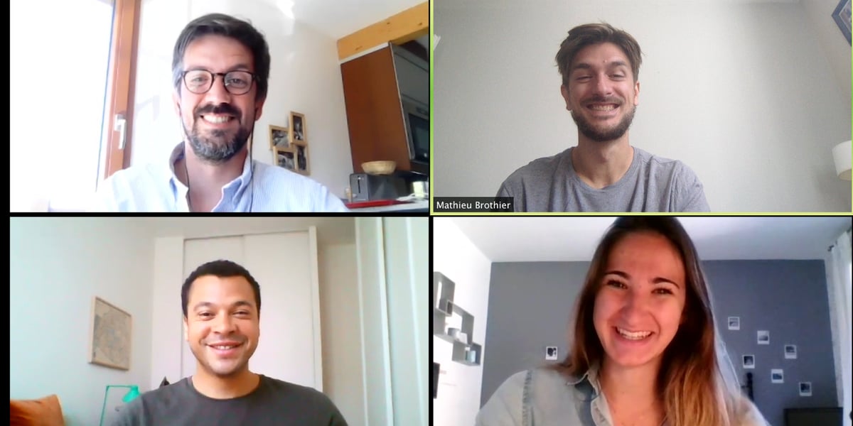 L'équipe de Fari Analytics en télétravail le 19 mai 2020
