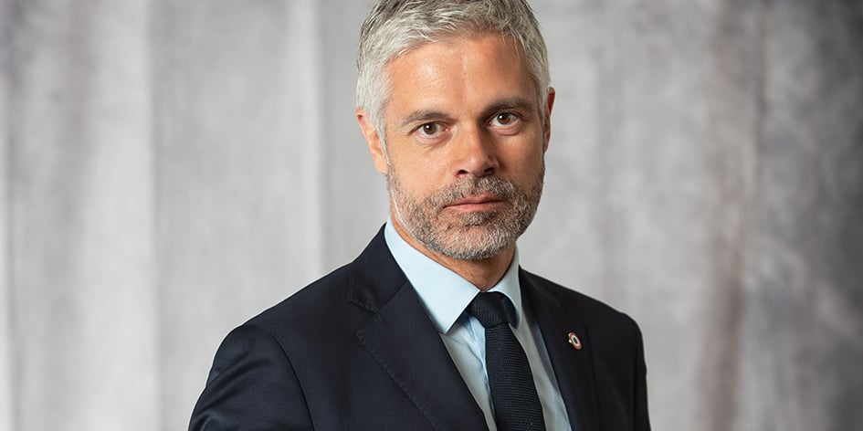 Laurent Wauquiez Président (LR) de la Région Auvergne-Rhône-Alpes