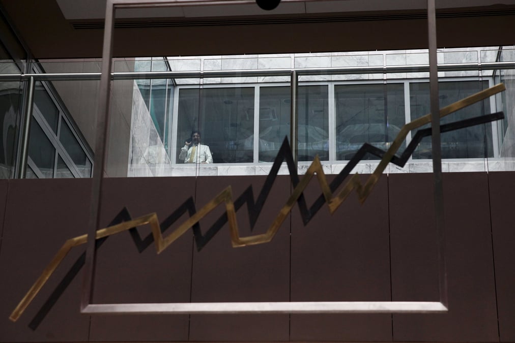 La bourse d'athenes et l'indice des bancaires en hausse